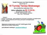 Turniej tenisa stołowego