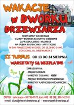 Gmina: Wakacje w Dworku Drzewiarza - II turnus (bezpłatnie)