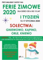 Ferie zimowe 2020