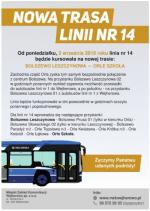 Nowa trasa linii 14