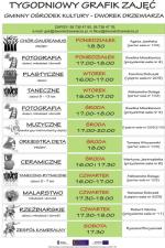 Grafik Warsztatów Artystycznych w GOK